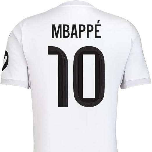 Real Madrid number 10 Mbappe jersey player version