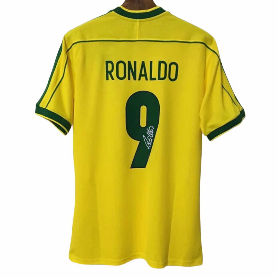 Brazil retro signature jersey